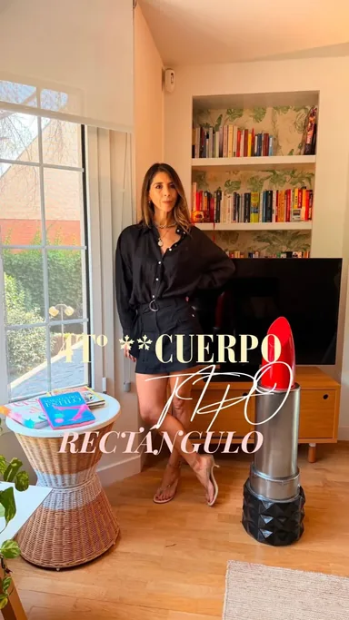 Reel de Daniela Peñaloza en Instagram: ideas para vestir una silueta rectángulo