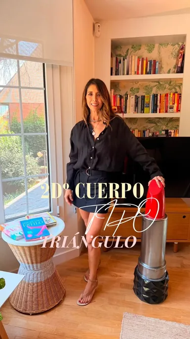 Reel de Daniela Peñaloza en Instagram: te enseño en vídeo cómo vestir una silueta triángulo